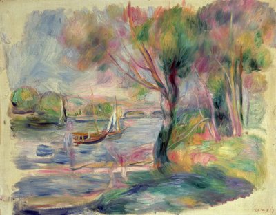 The Seine at Argenteuil by Pierre Auguste Renoir